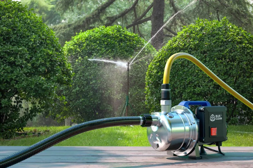 pompa per irrigazione giardino